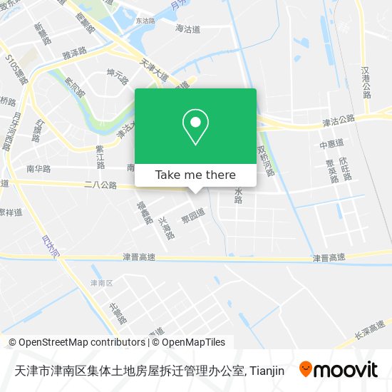 天津市津南区集体土地房屋拆迁管理办公室 map