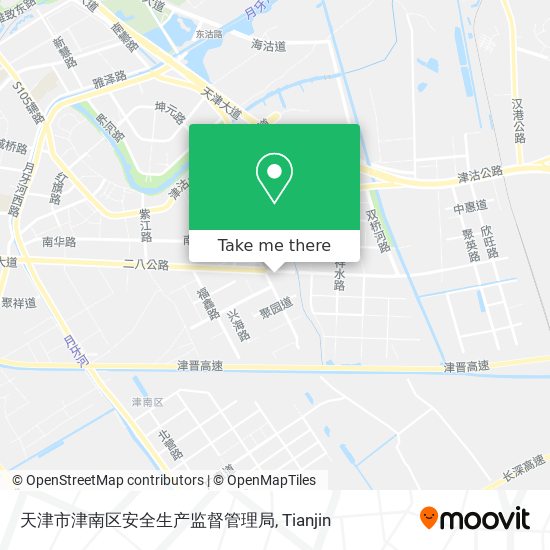 天津市津南区安全生产监督管理局 map