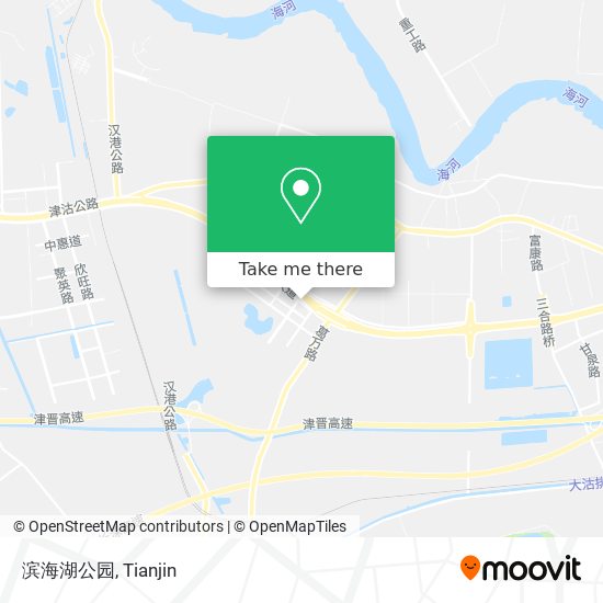滨海湖公园 map