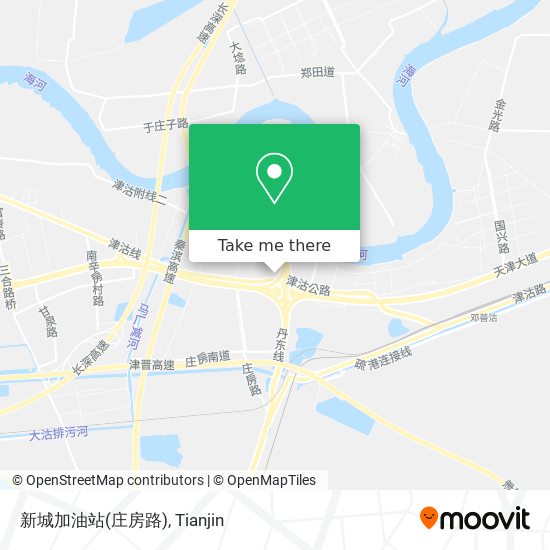 新城加油站(庄房路) map