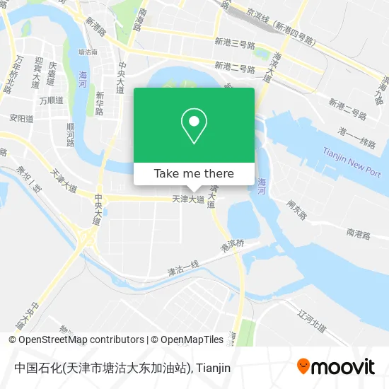 中国石化(天津市塘沽大东加油站) map