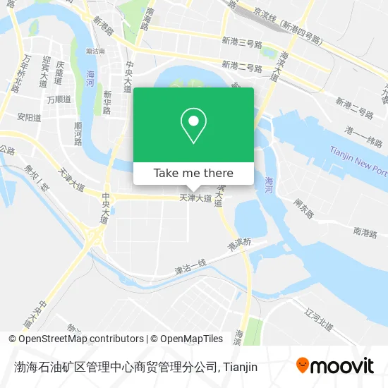 渤海石油矿区管理中心商贸管理分公司 map