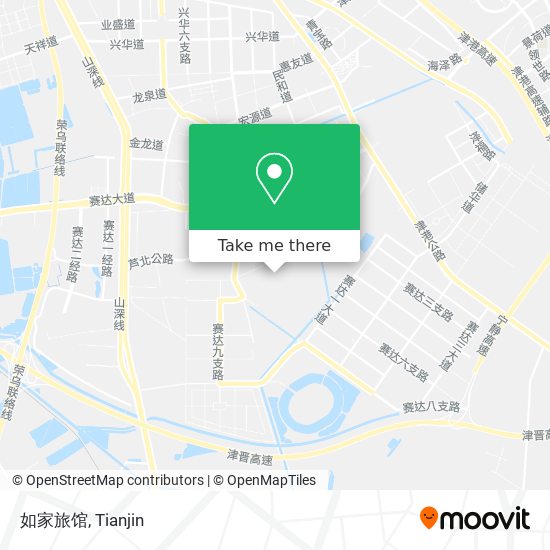 如家旅馆 map