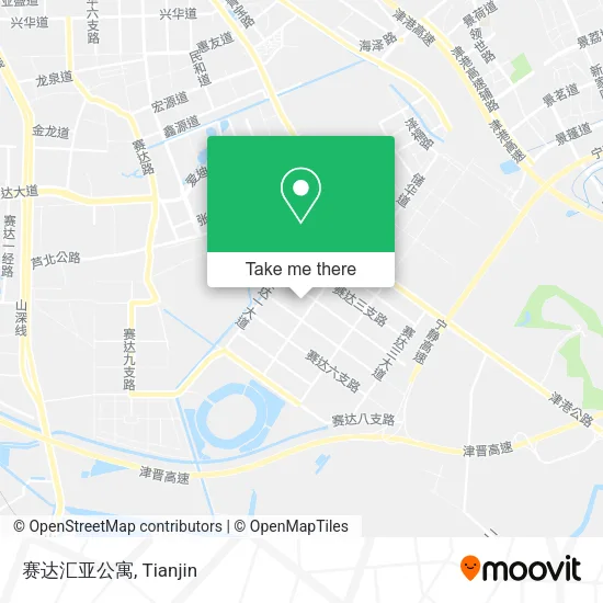 赛达汇亚公寓 map