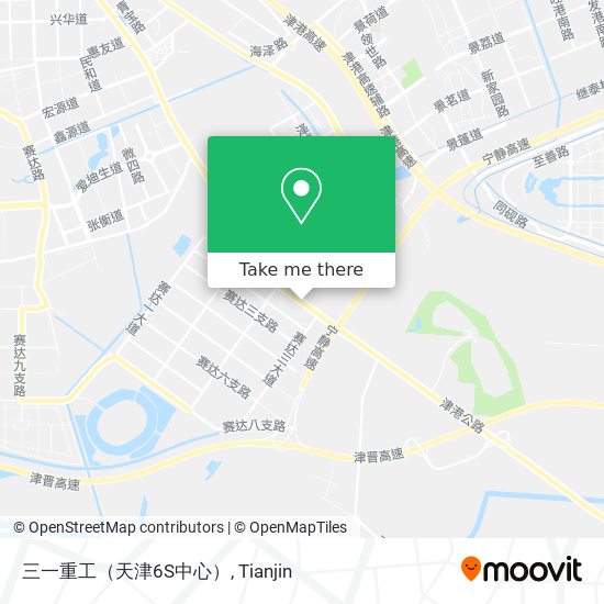 三一重工（天津6S中心） map