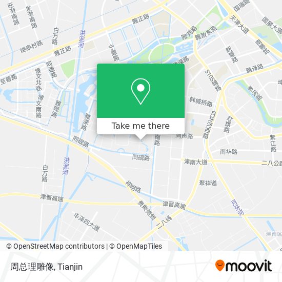 周总理雕像 map