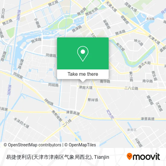 易捷便利店(天津市津南区气象局西北) map