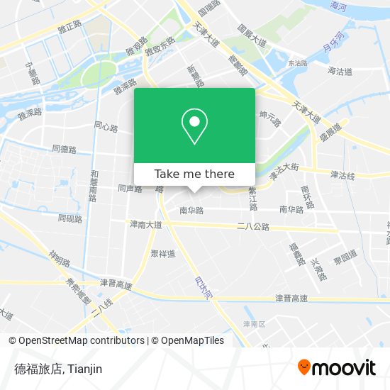 德福旅店 map
