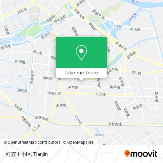 红霞里小区 map
