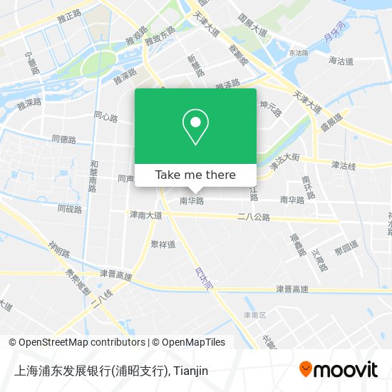 上海浦东发展银行(浦昭支行) map
