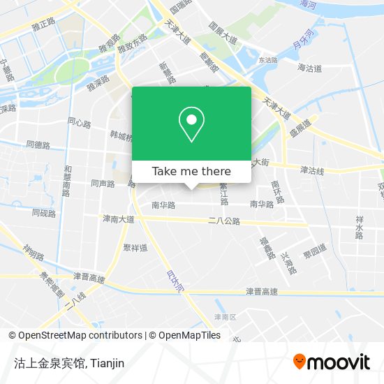 沽上金泉宾馆 map