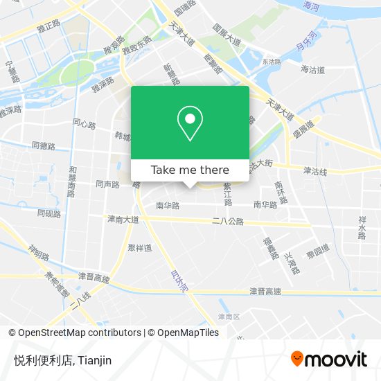悦利便利店 map