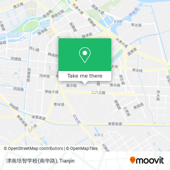 津南培智学校(南华路) map