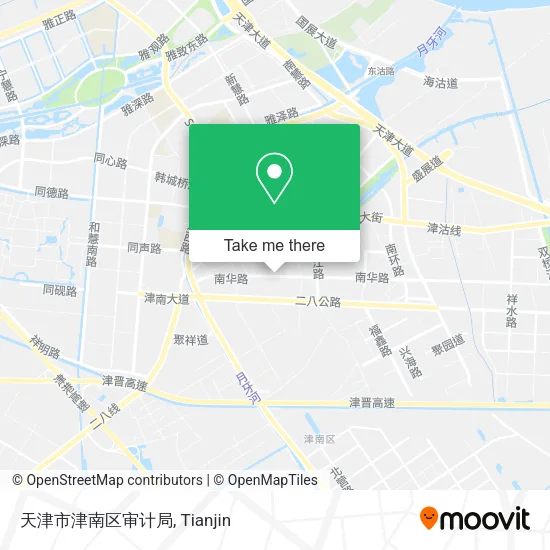 天津市津南区审计局 map