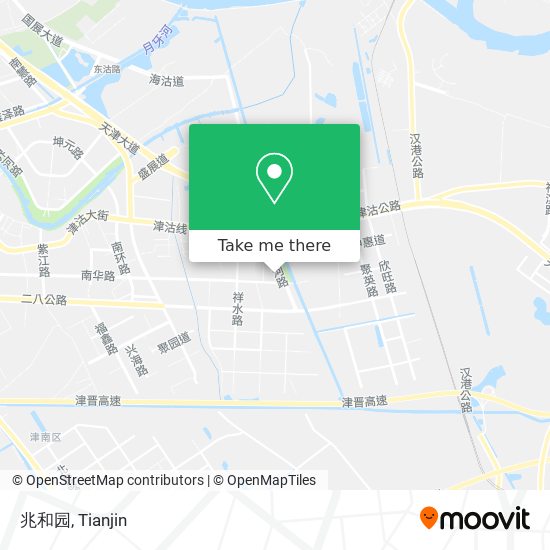 兆和园 map