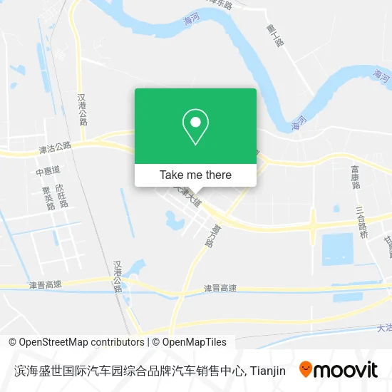 滨海盛世国际汽车园综合品牌汽车销售中心 map