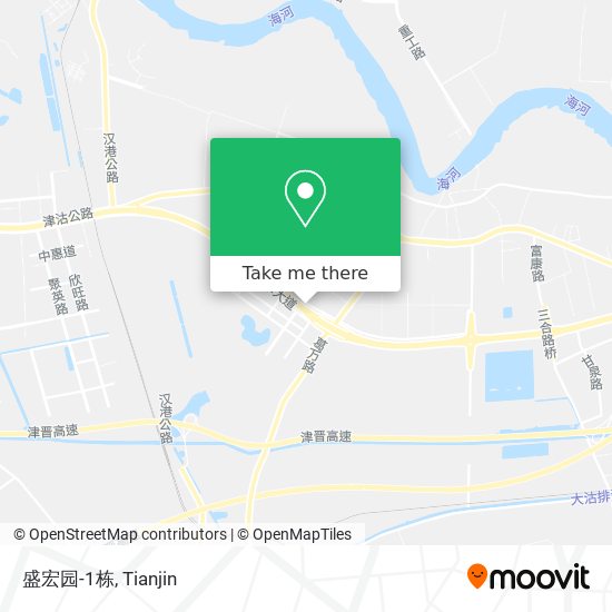 盛宏园-1栋 map