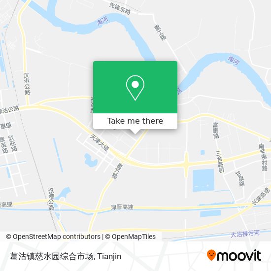 葛沽镇慈水园综合市场 map