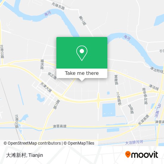 大滩新村 map