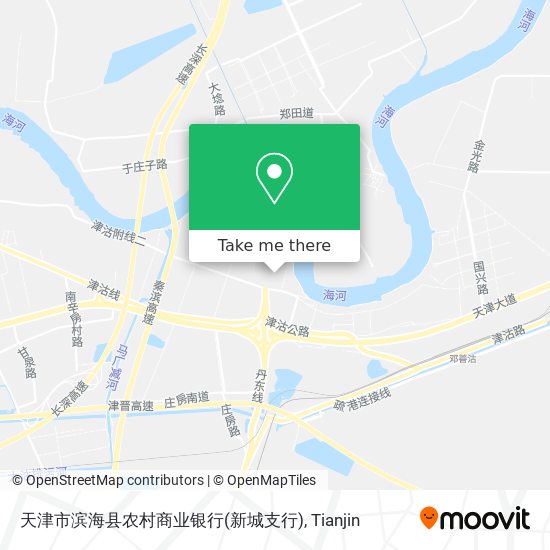 天津市滨海县农村商业银行(新城支行) map