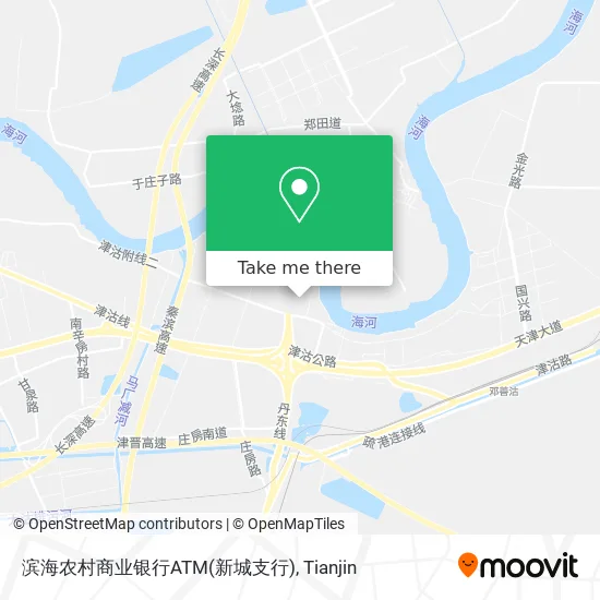 滨海农村商业银行ATM(新城支行) map