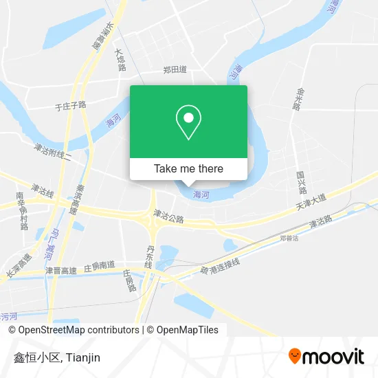鑫恒小区 map