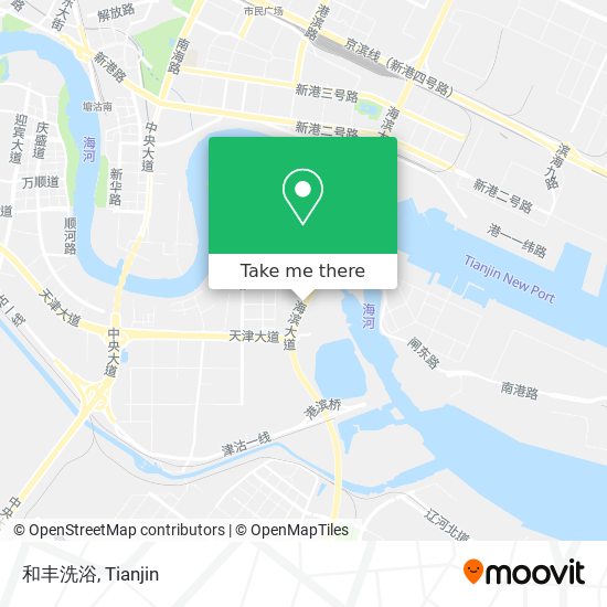 和丰洗浴 map