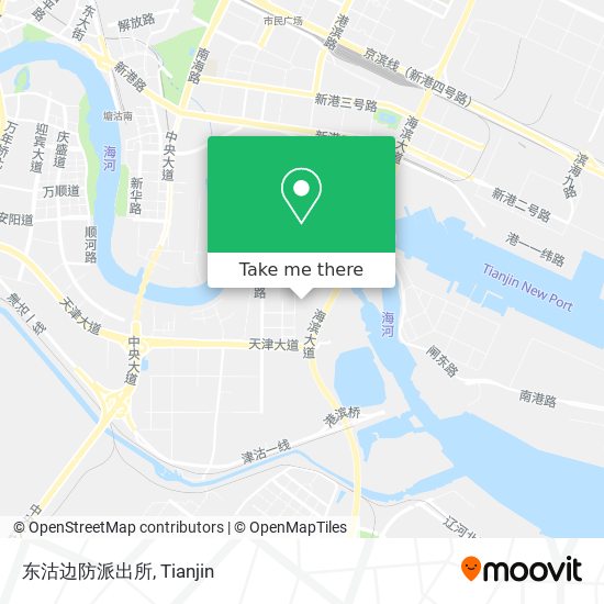 东沽边防派出所 map