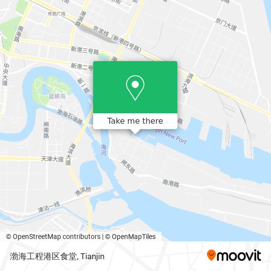 渤海工程港区食堂 map