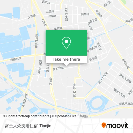 富贵大众洗浴住宿 map