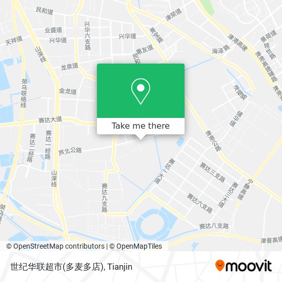 世纪华联超市(多麦多店) map