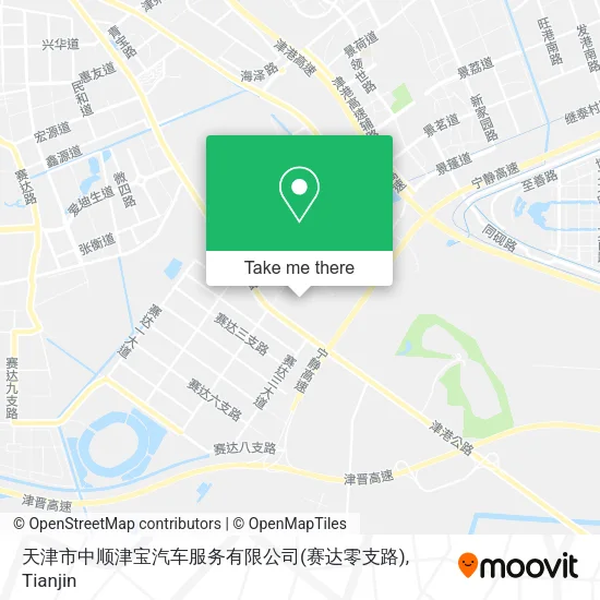 天津市中顺津宝汽车服务有限公司(赛达零支路) map