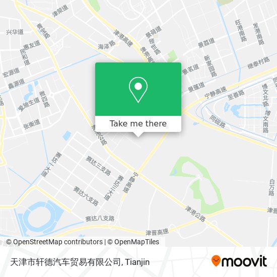 天津市轩德汽车贸易有限公司 map
