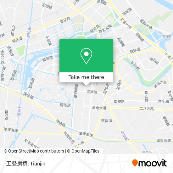 五登房桥 map
