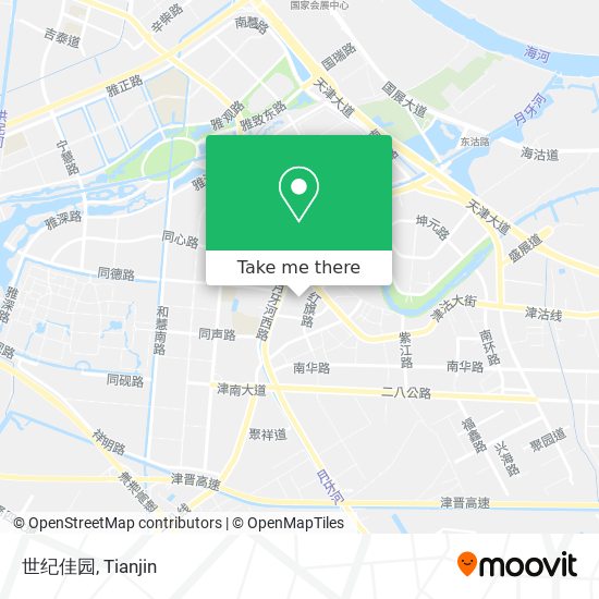 世纪佳园 map