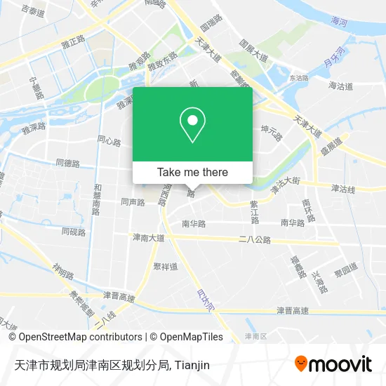 天津市规划局津南区规划分局 map
