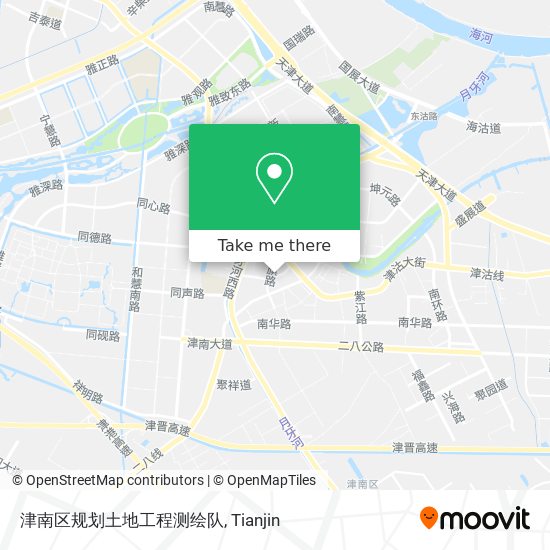 津南区规划土地工程测绘队 map