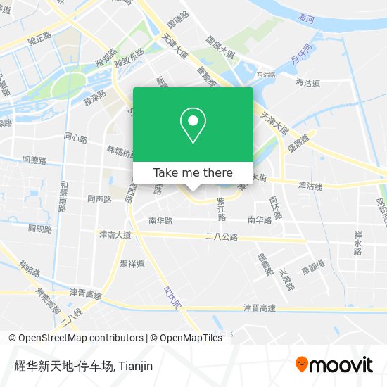 耀华新天地-停车场 map