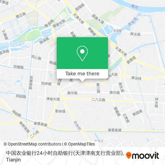 中国农业银行24小时自助银行(天津津南支行营业部) map