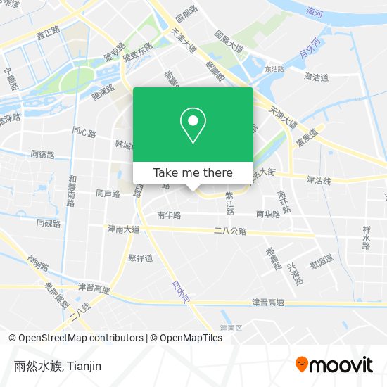 雨然水族 map