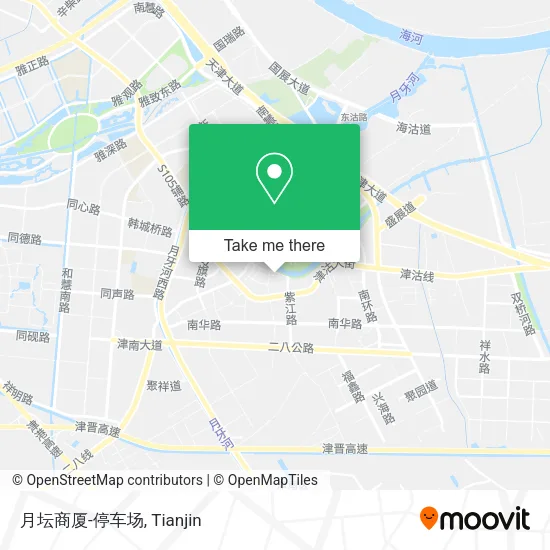 月坛商厦-停车场 map