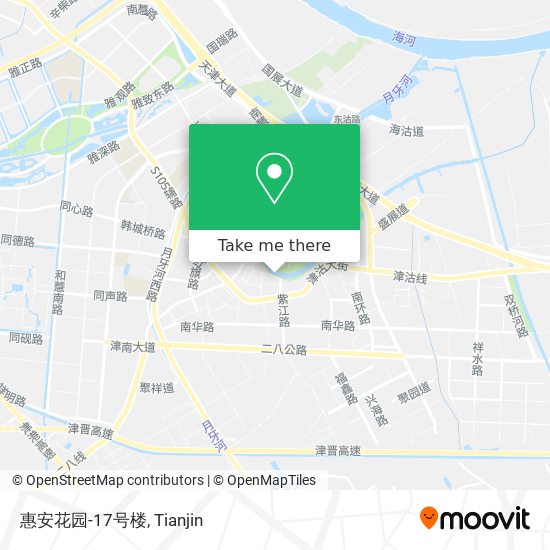 惠安花园-17号楼 map
