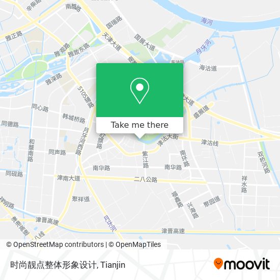时尚靓点整体形象设计 map