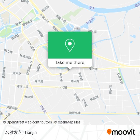名雅发艺 map