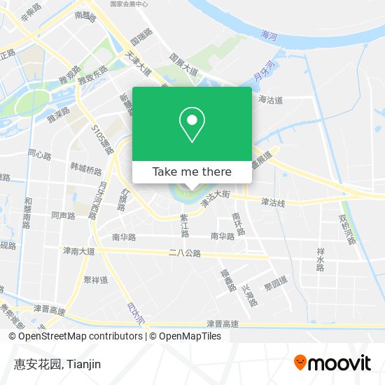 惠安花园 map
