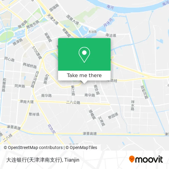 大连银行(天津津南支行) map