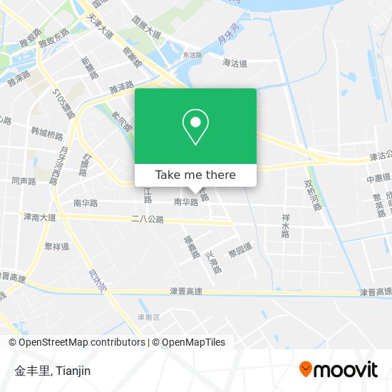 金丰里 map