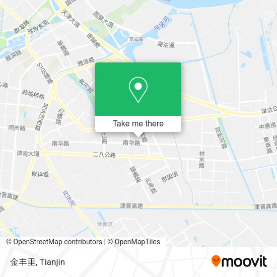 金丰里 map
