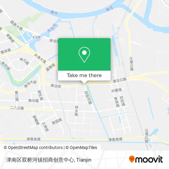 津南区双桥河镇招商创意中心 map