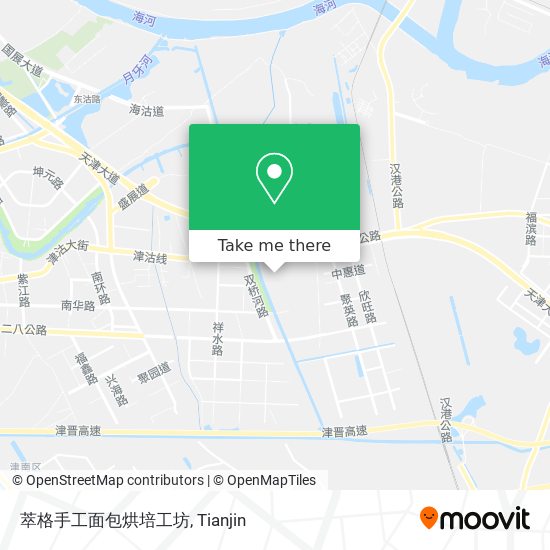 萃格手工面包烘培工坊 map